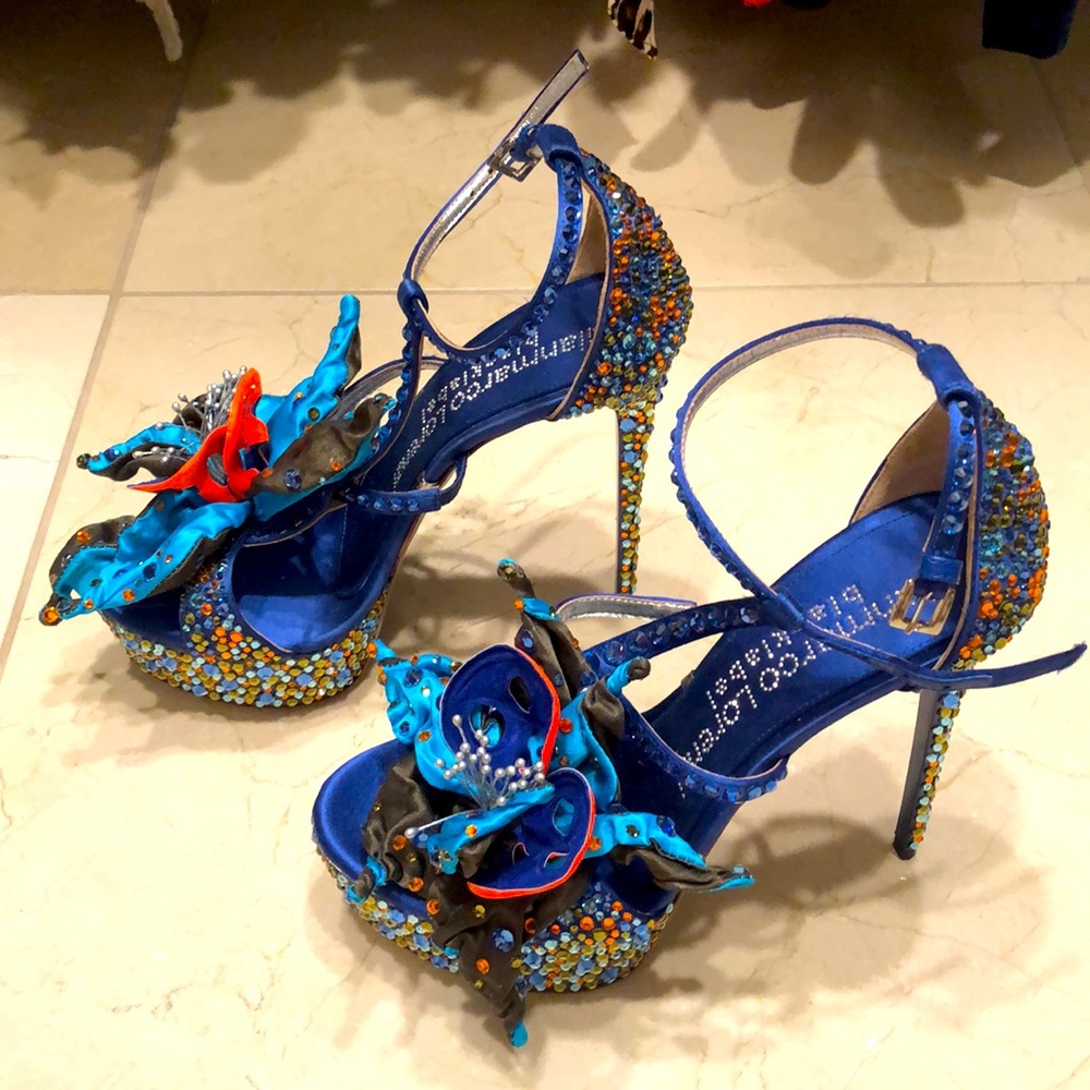 NEVER WORN GianMarco Lorenzi BlackLabel heels